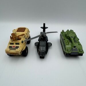 Tonka‎ Hasbro 2013 Toy Military Vehicle Set Tank Helicopter Truck